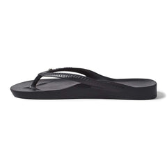 Arch Support Thongs - Crystal - Black