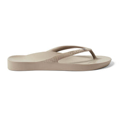 Arch Support Thongs - Crystal - Taupe