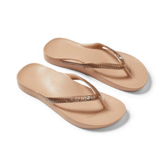 Arch Support Thongs - Classic - Shimmer Bronze