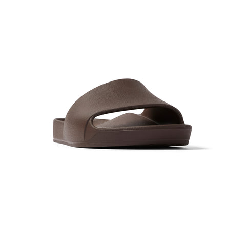 Arch Support Slides - Classic - Brown – Archies Footwear | AU