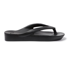 Arch Support Thongs - Thick - Black