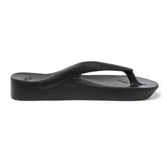 Arch Support Thongs - Thick - Black