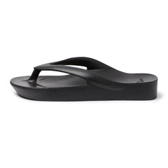 Arch Support Thongs - Thick - Black