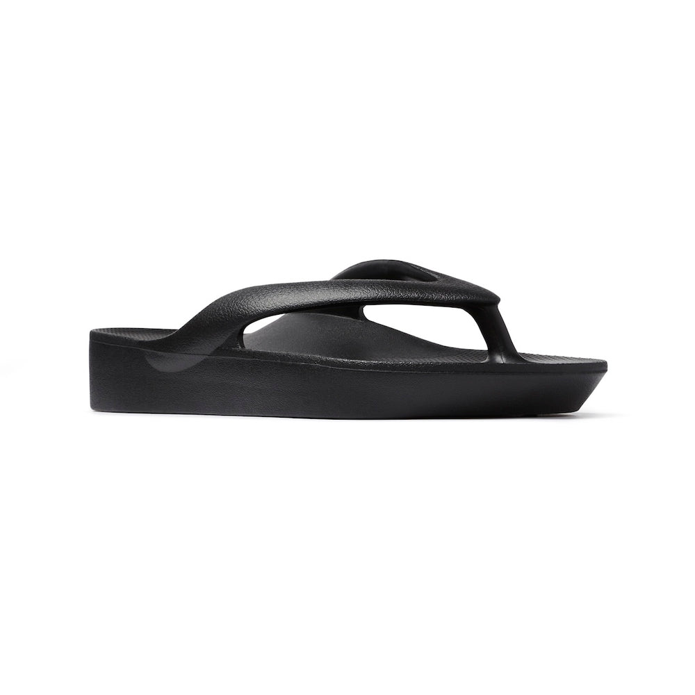 Arch Support Thongs - Thick - Black 