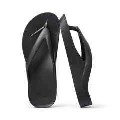 Arch Support Thongs - Thick - Black