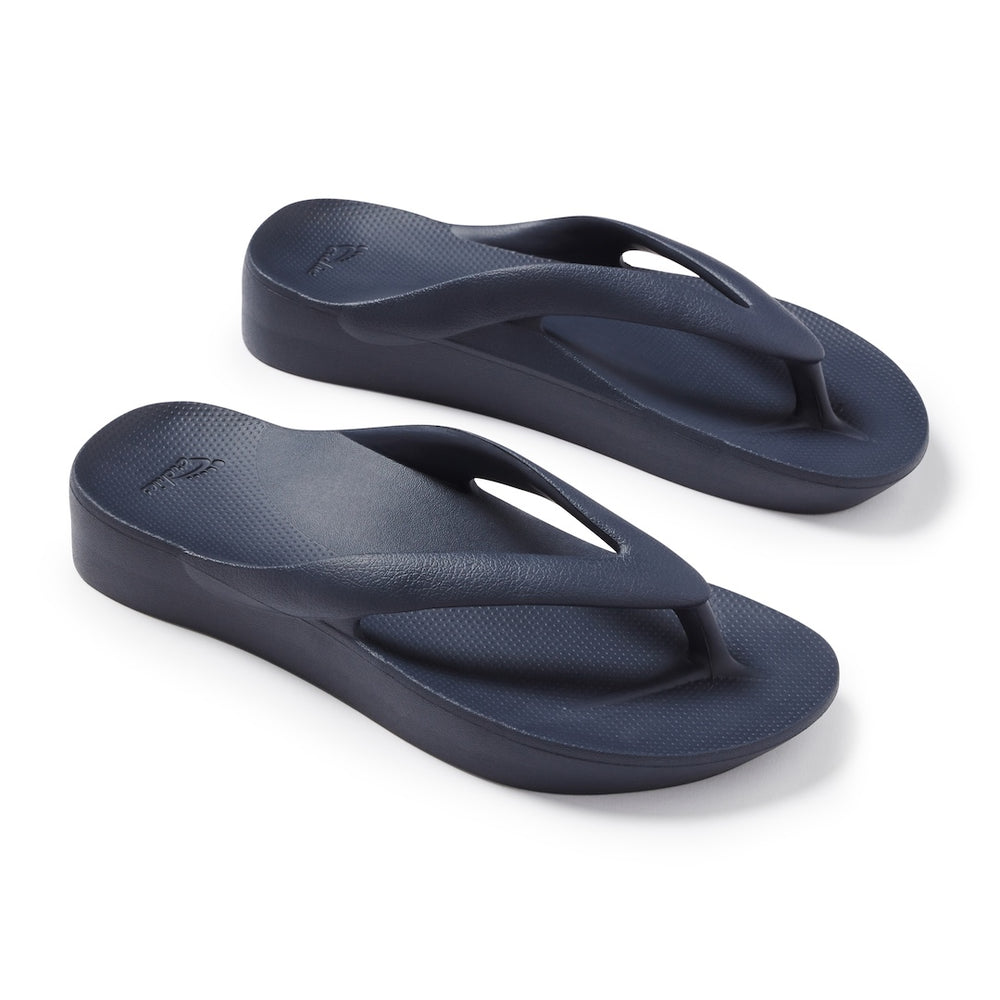  Arch Support Thongs - Thick - Navy 