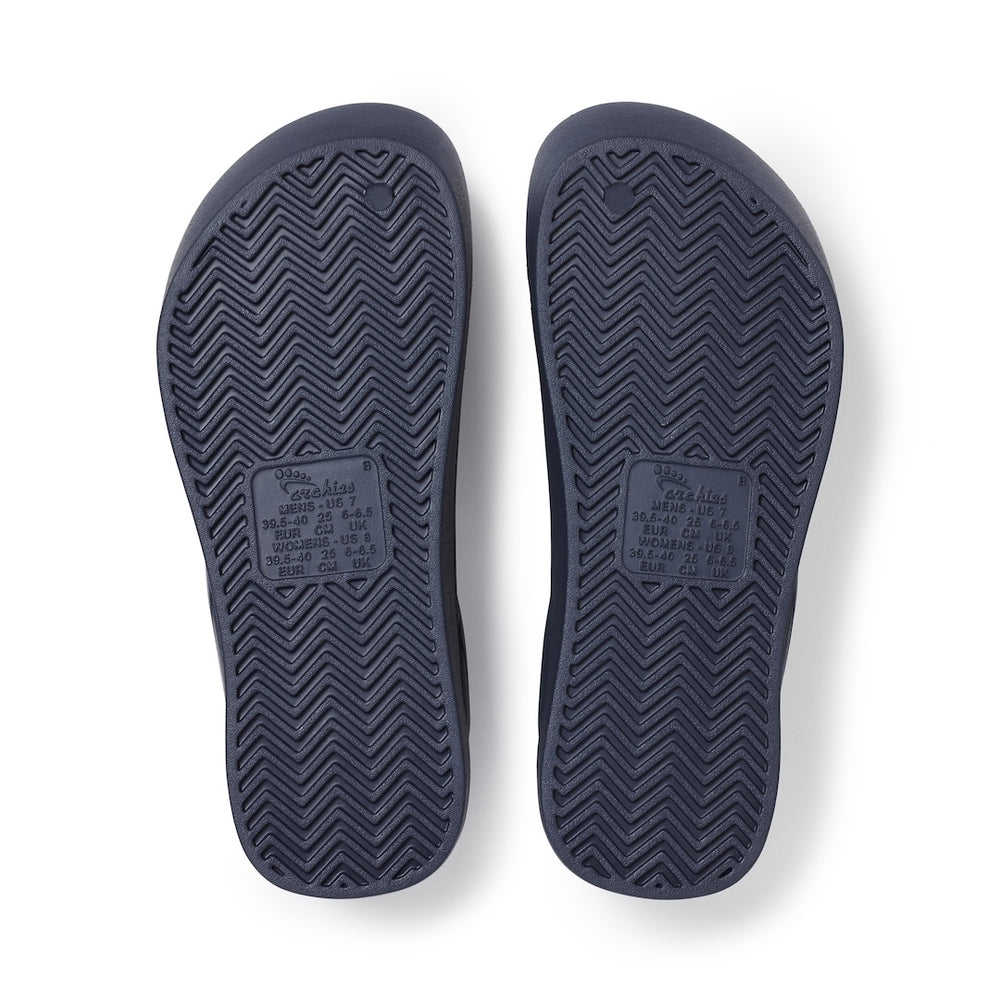  Arch Support Thongs - Thick - Navy 