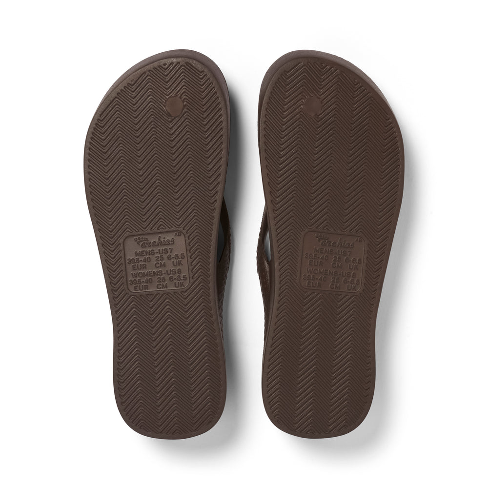 Arch Support Thongs - Classic - Brown 
