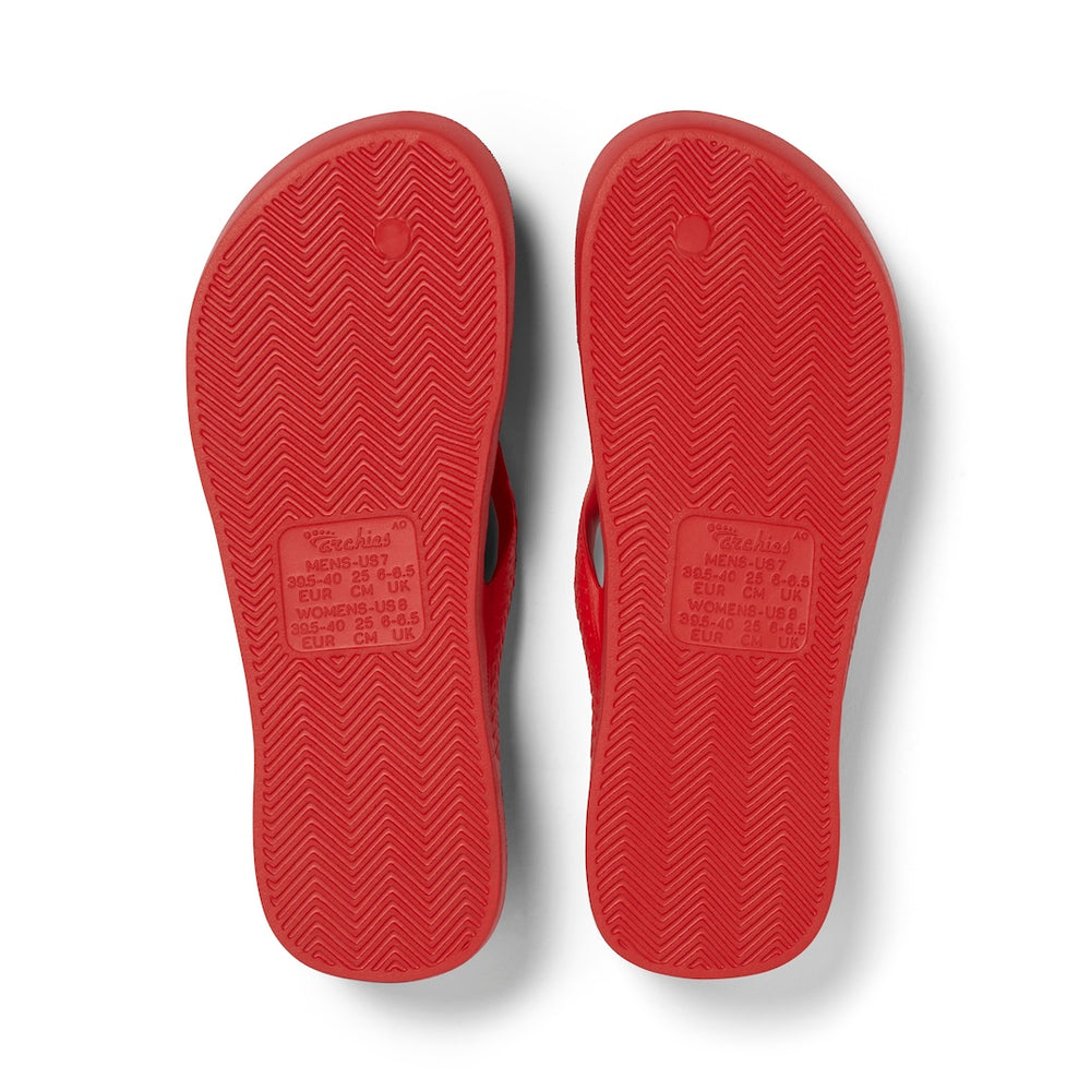  Arch Support Thongs - Classic - Chilli Red 