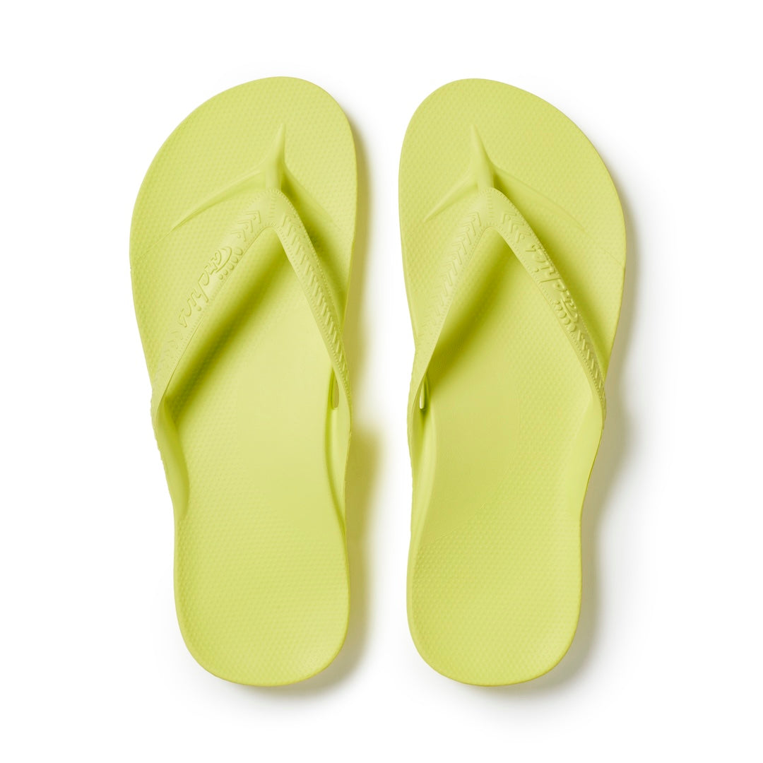 Arch Support Thongs - Classic - Limelight 