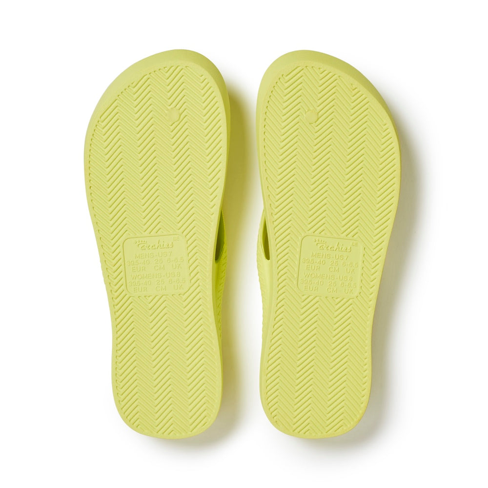  Arch Support Thongs - Classic - Limelight 