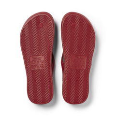 Arch Support Thongs - Classic - Sangria Red