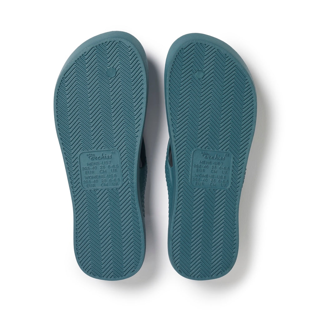  Arch Support Thongs - Classic - Teal 