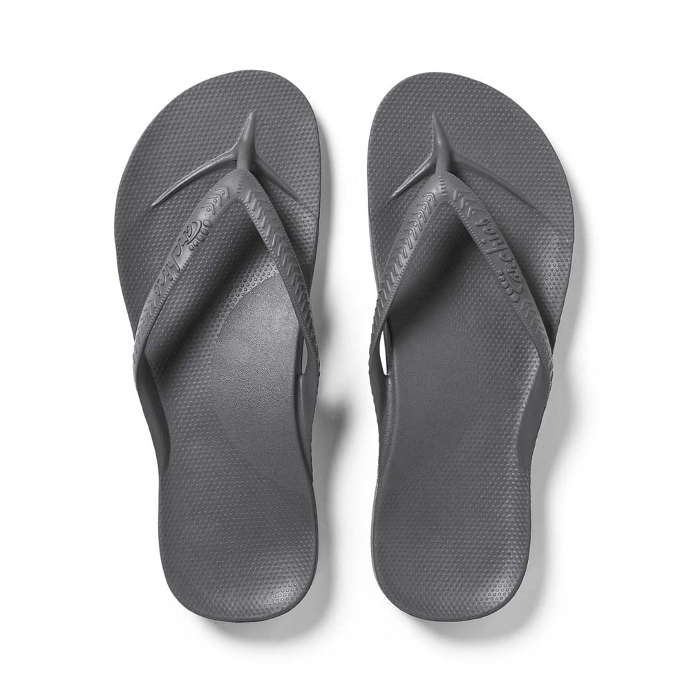  Arch Support Thongs - Classic - Charcoal 