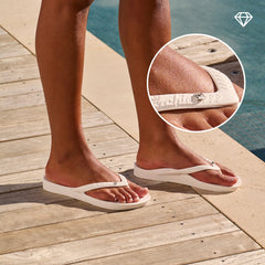 Arch Support Thongs - Classic - Crystal White