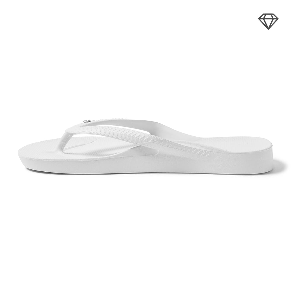  Arch Support Thongs - Classic - Crystal White 