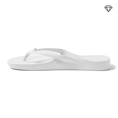 Arch Support Thongs - Classic - Crystal White