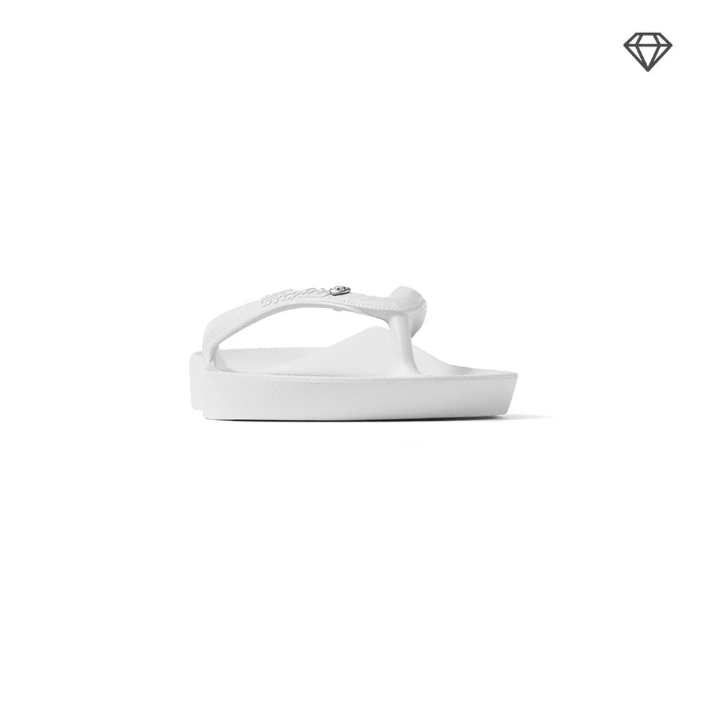  Arch Support Thongs - Classic - Crystal White 