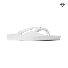 Arch Support Thongs - Classic - Crystal White