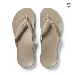 Arch Support Thongs - Classic - Crystal Taupe