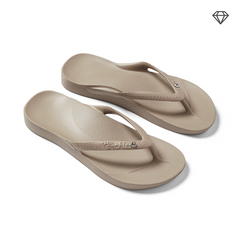 Arch Support Thongs - Classic - Crystal Taupe