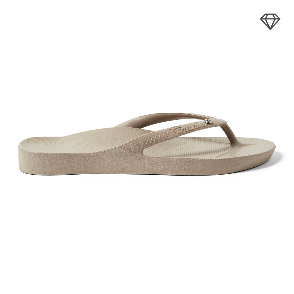  Arch Support Thongs - Classic - Crystal Taupe 