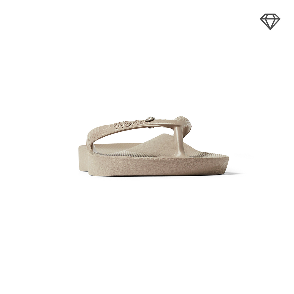  Arch Support Thongs - Classic - Crystal Taupe 