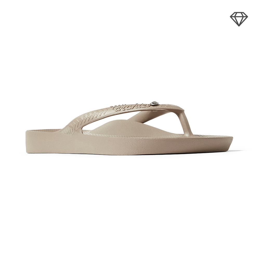  Arch Support Thongs - Classic - Crystal Taupe 