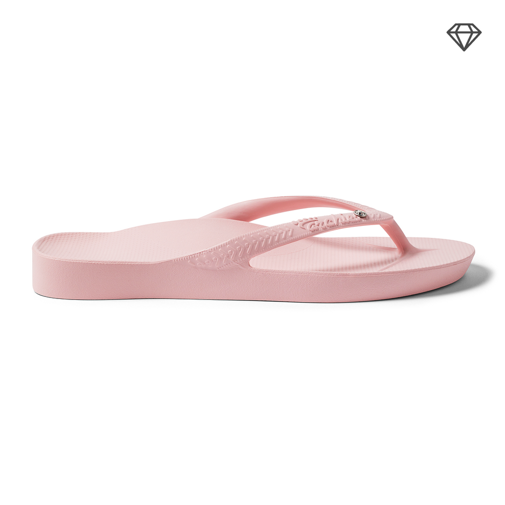  Arch Support Thongs - Classic - Crystal Pink 