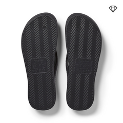 Arch Support Thongs - Classic - Crystal Black