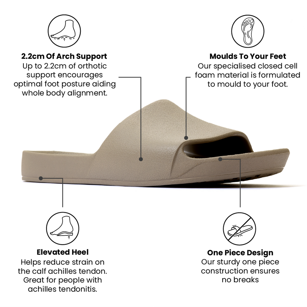  Arch Support Slides - Classic - Taupe 