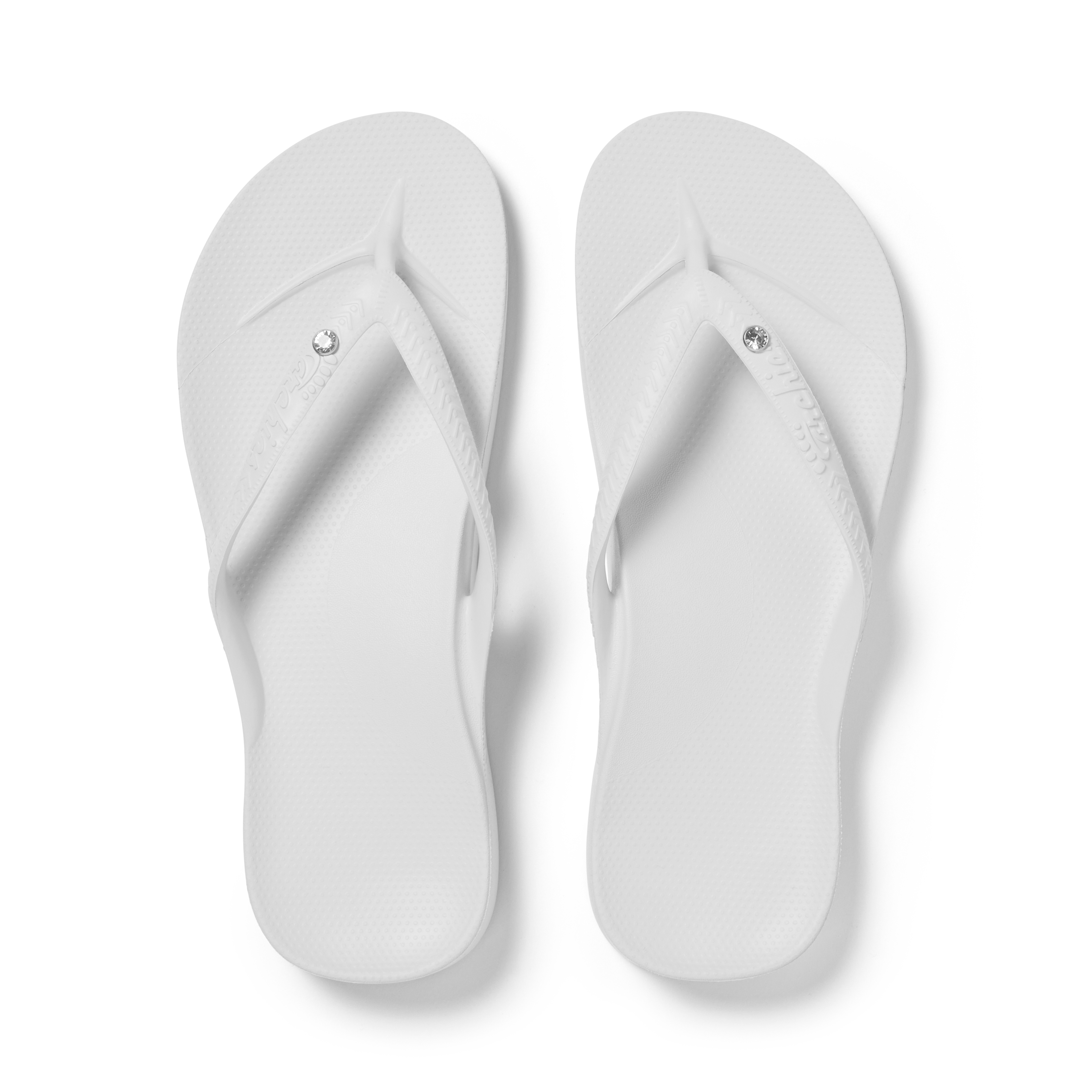 Arch Support Thongs - Classic - Crystal White 