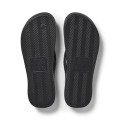 Kids - Arch Support Thongs - Black