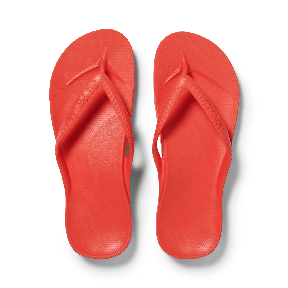 Kids Arch Support Thongs Coral Archies Footwear AU