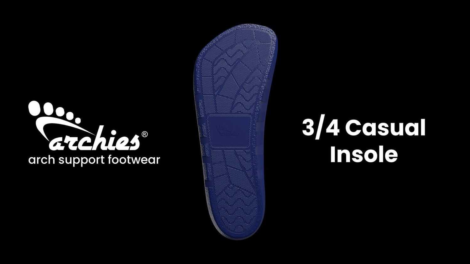 Archie Size Guide Insoles - 3/4 Casual – Archies Footwear | AU