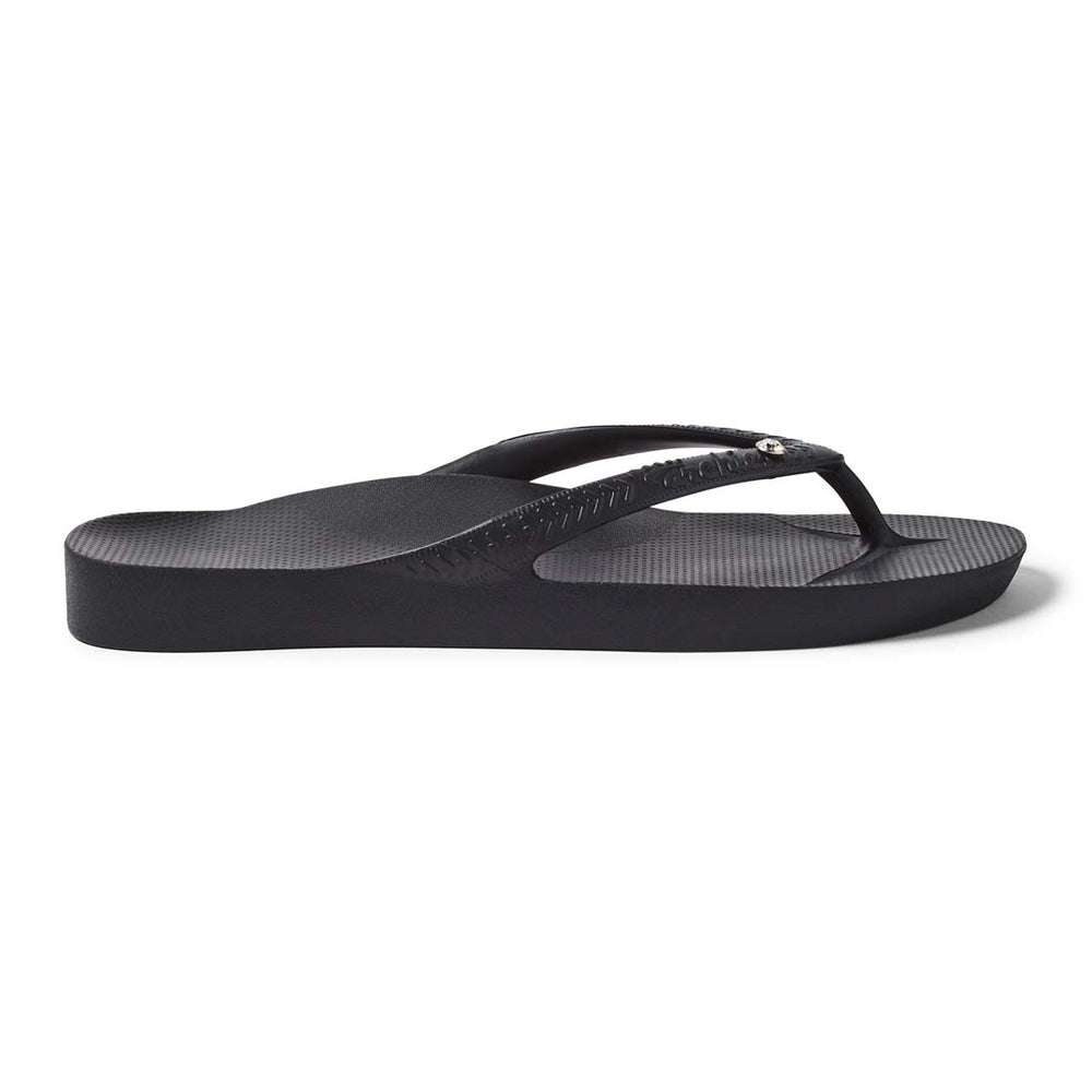  Arch Support Thongs - Classic - Crystal Black 