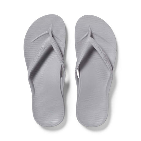 Arch Support Thongs - Classic - Grey – Archies Footwear | AU