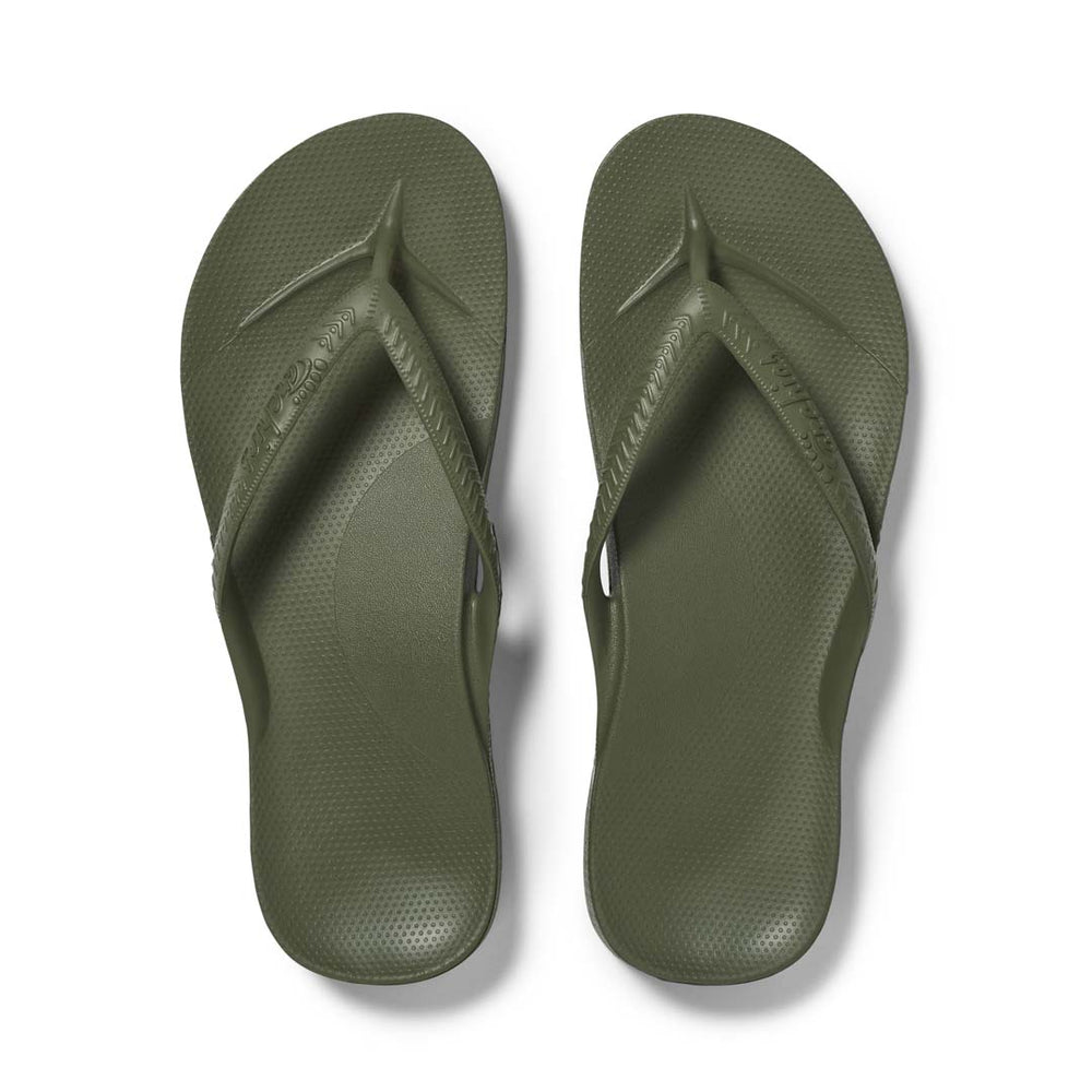  Arch Support Thongs - Classic - Khaki 