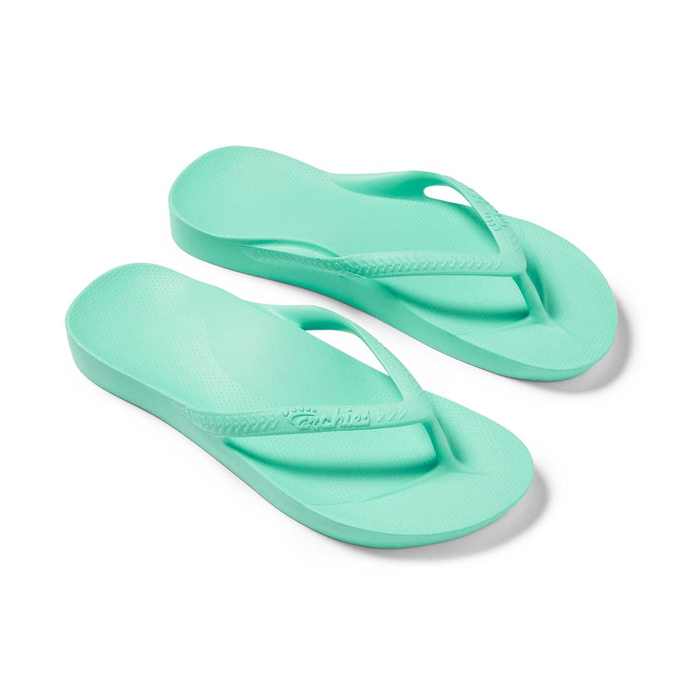 Kids - Arch Support Thongs - Mint – Archies Footwear | AU