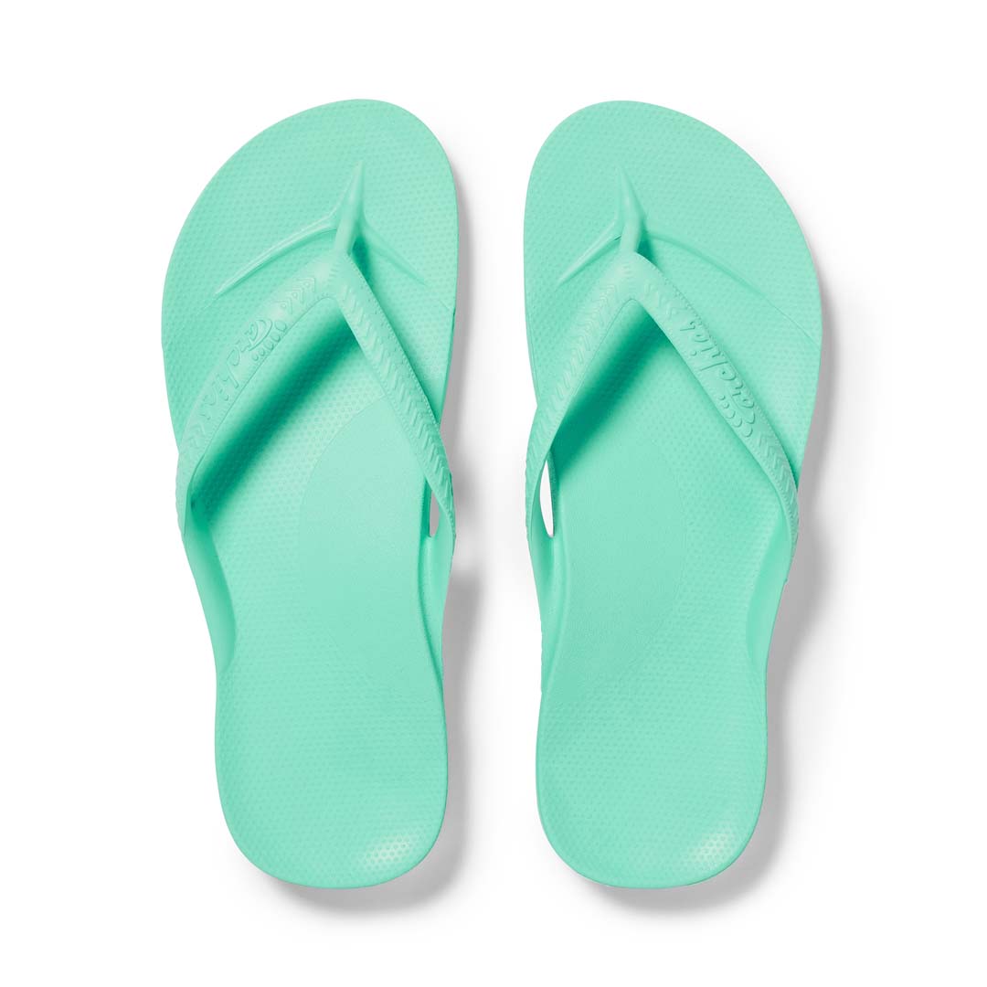 Archies Arch Support Thongs Tan » Foot Steps Podiatry Griffith