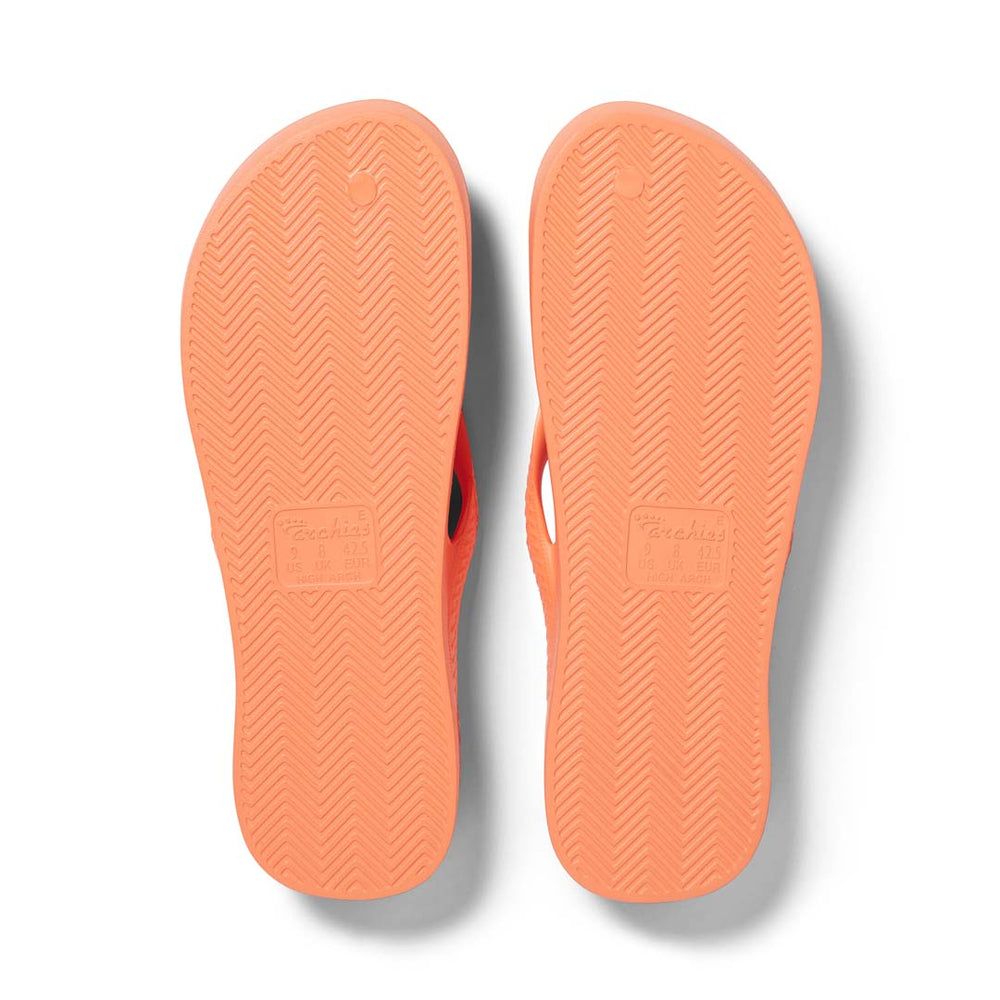 Arch Support Thongs - Classic - Peach – Archies Footwear
