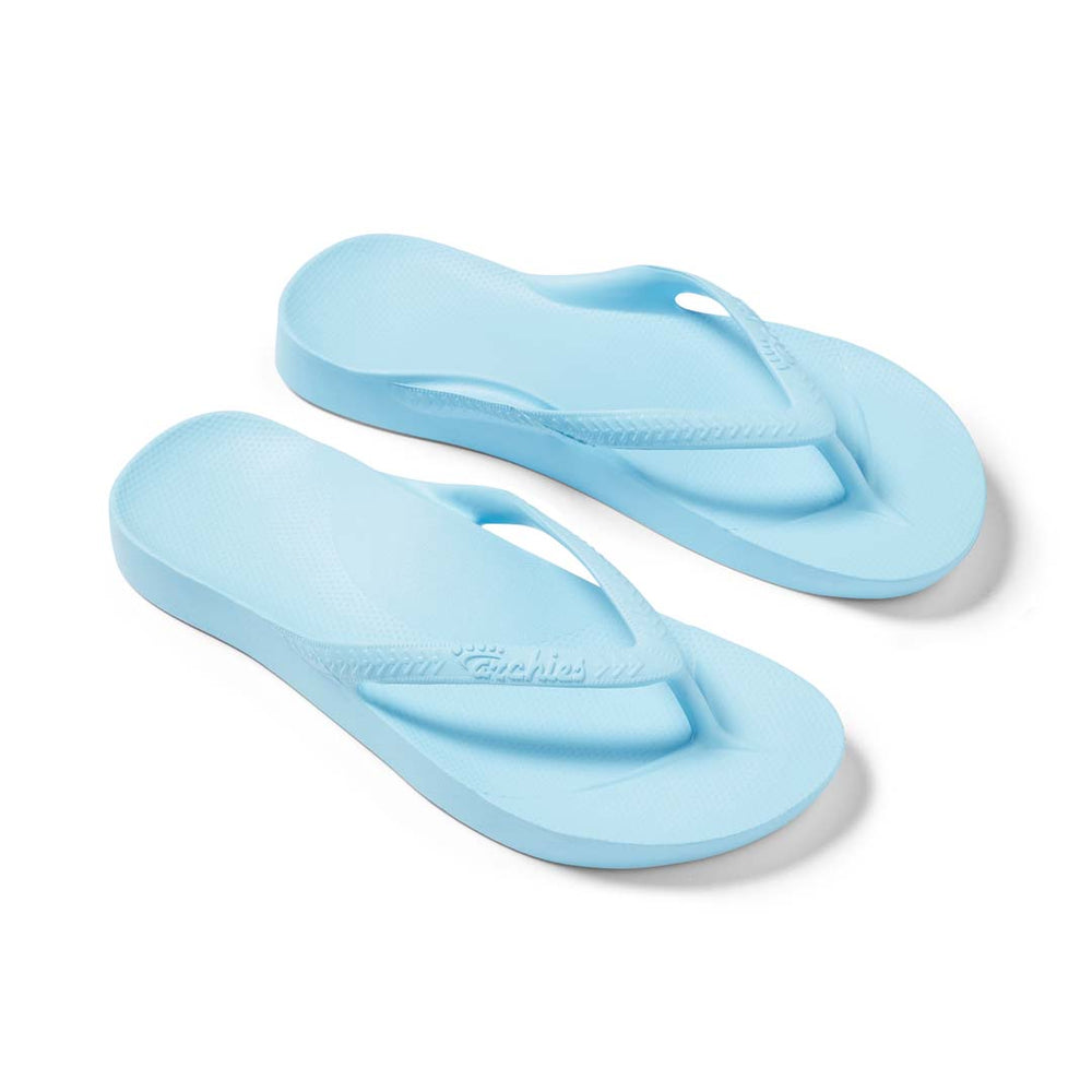Sky Blue - Archies Arch Support Thongs - Flip Flops – Archies Footwear