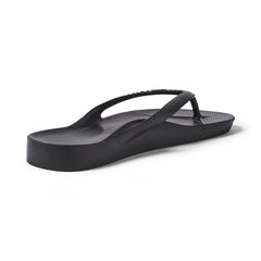 Kids - Arch Support Thongs - Black