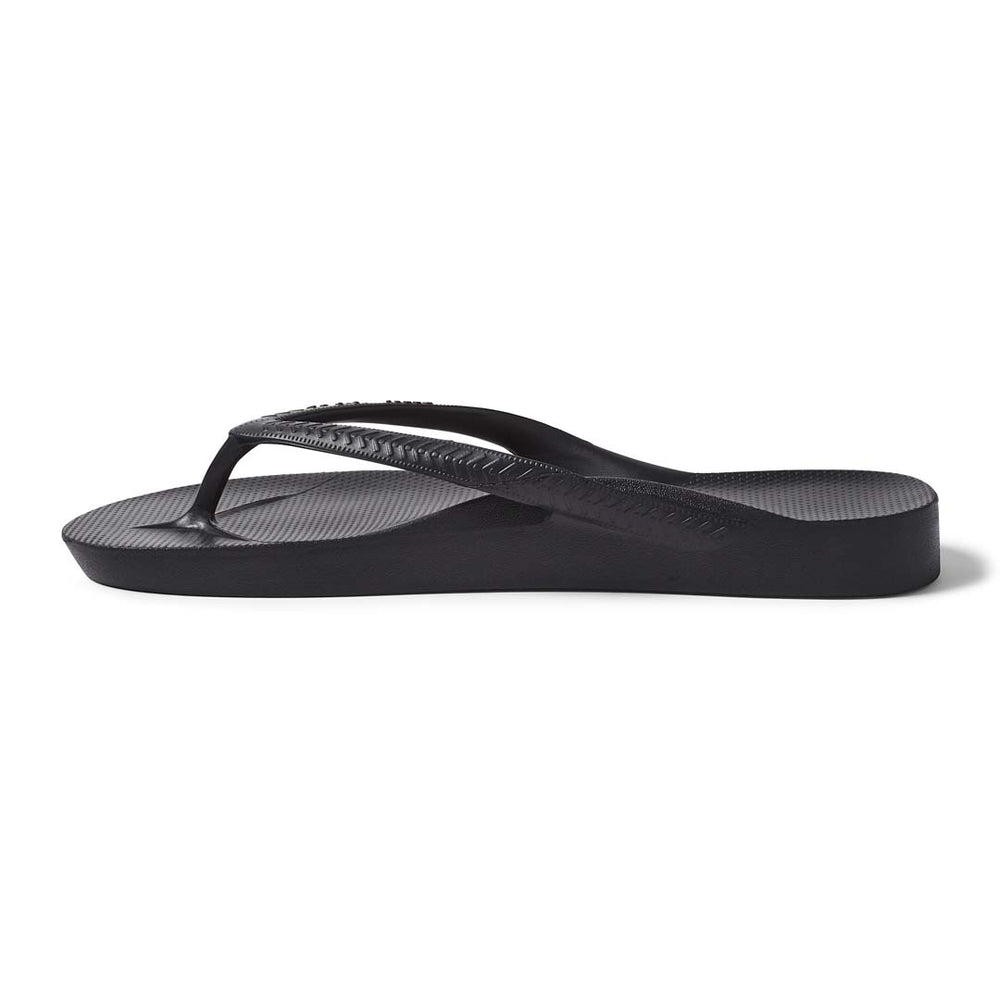  Kids - Arch Support Thongs - Black 