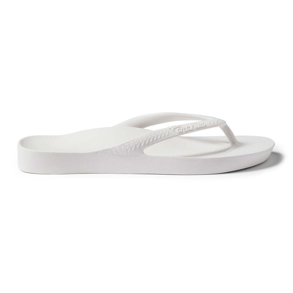  Arch Support Thongs - Classic - White 