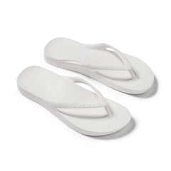 Arch Support Thongs - Classic - White